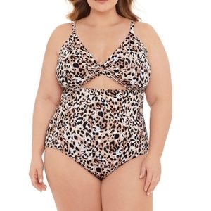 Leopard Print Women's Bathing Suit